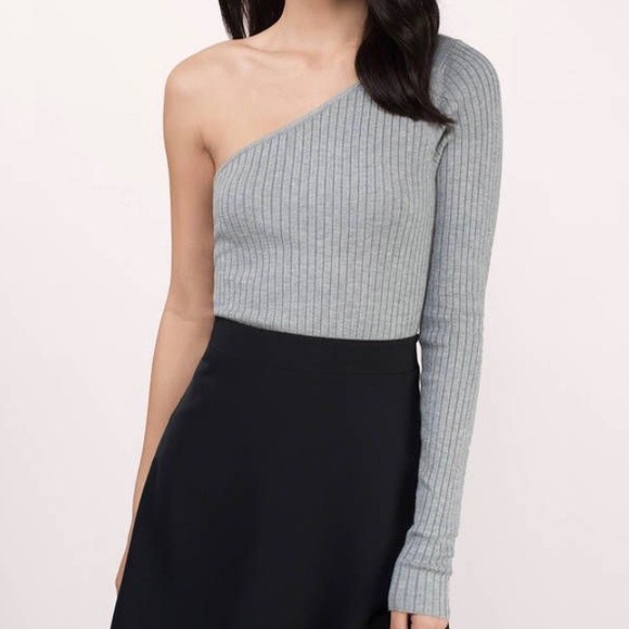 Cotton Candy Tops - 3/$30 Cotton Candy One Shoulder Long Sleeve Top